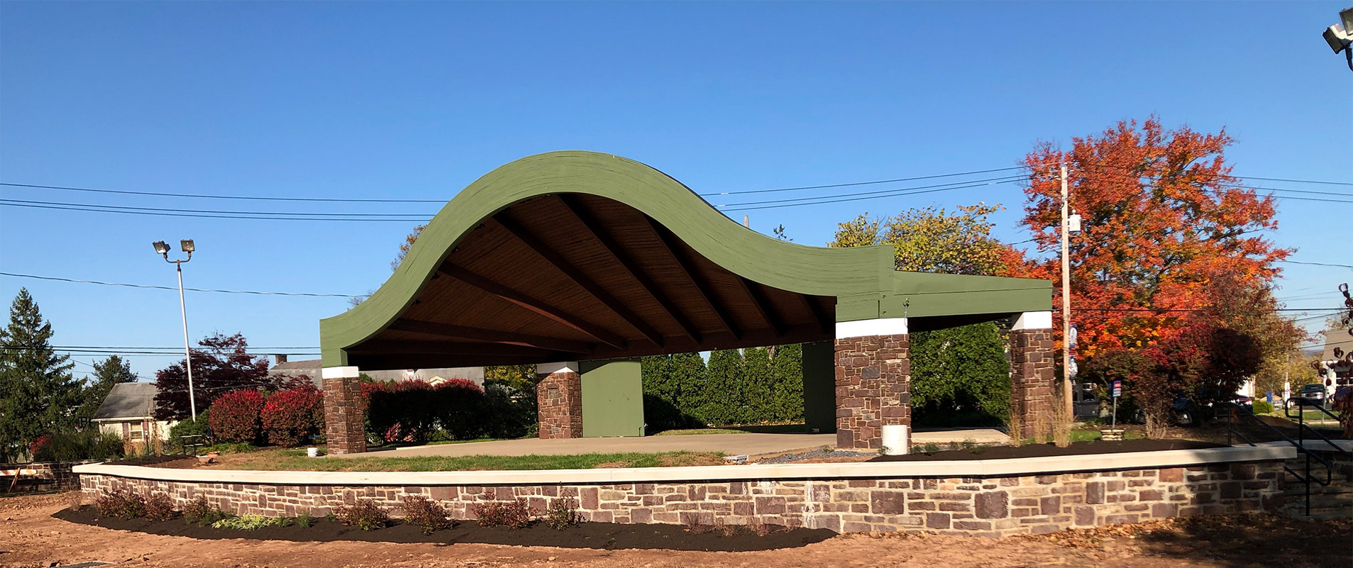 Bandshell painting