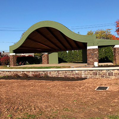 Renovation Update - bandshell painting