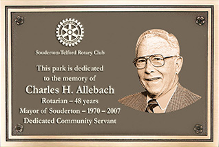 Charles H. Allebach dedication