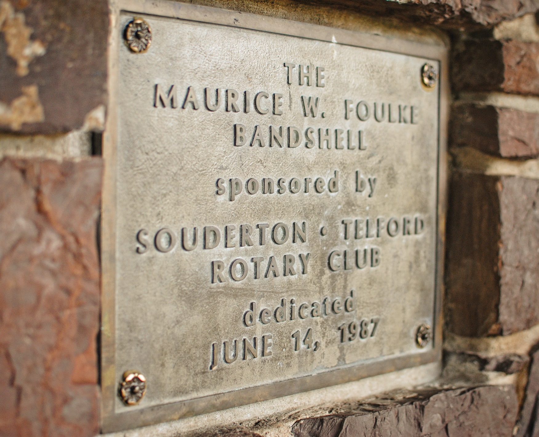 Dedication Plaque